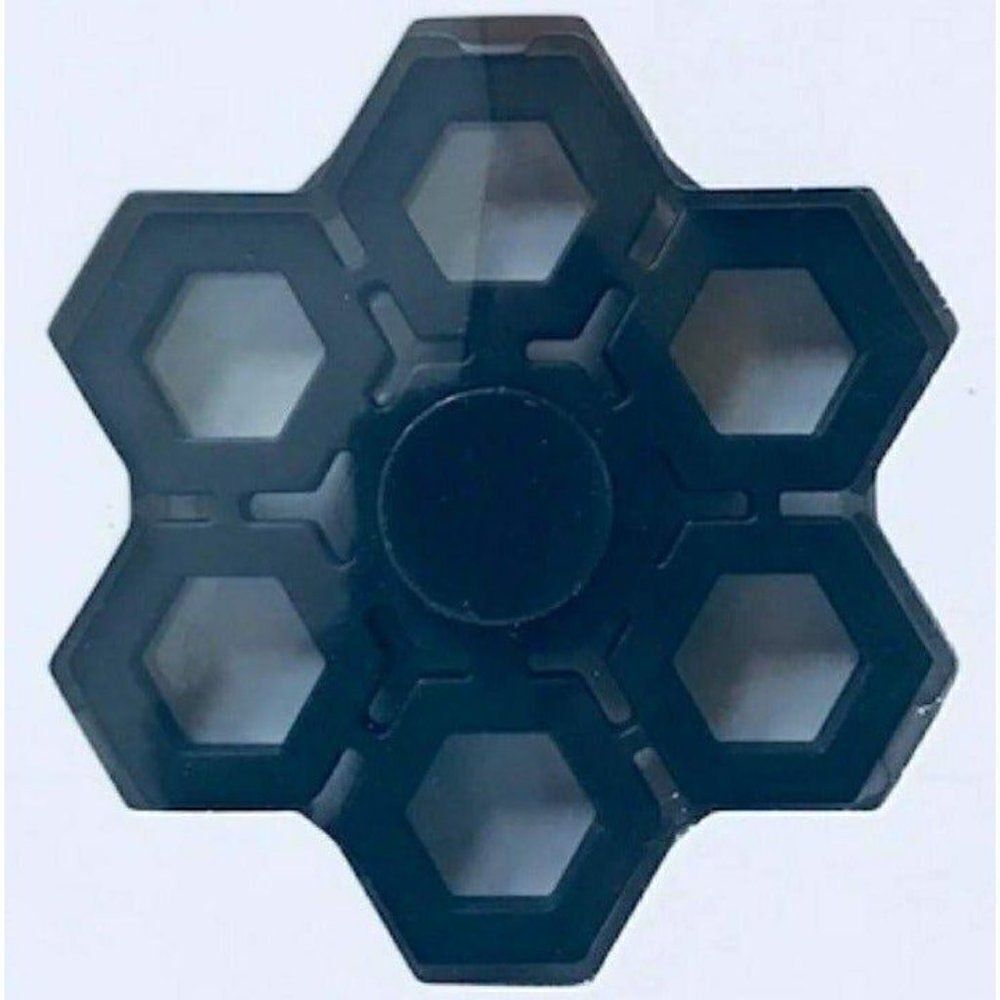 Fidget Spinner Snowflake Spinner Cell Phone Fidget Attachment Black Clearance
